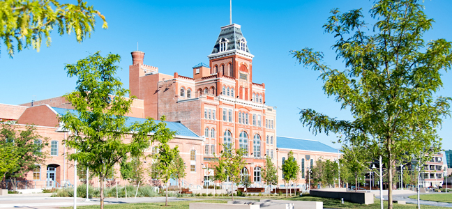 Tivoli Student Union with Quad in front