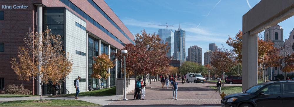 King Center in the fall