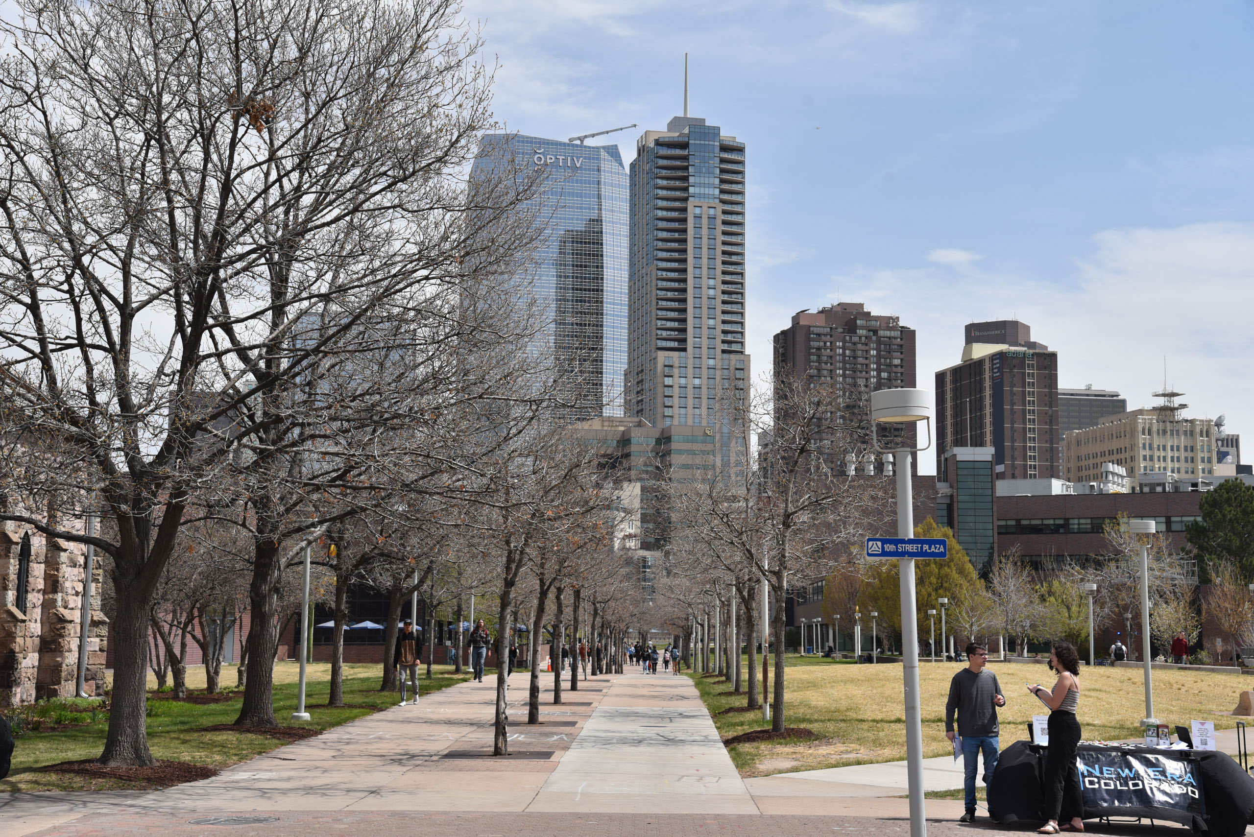 ID Station - Skyline view of city buildings